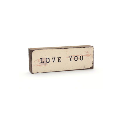 Timber Bit - Small - Love You (Cream)