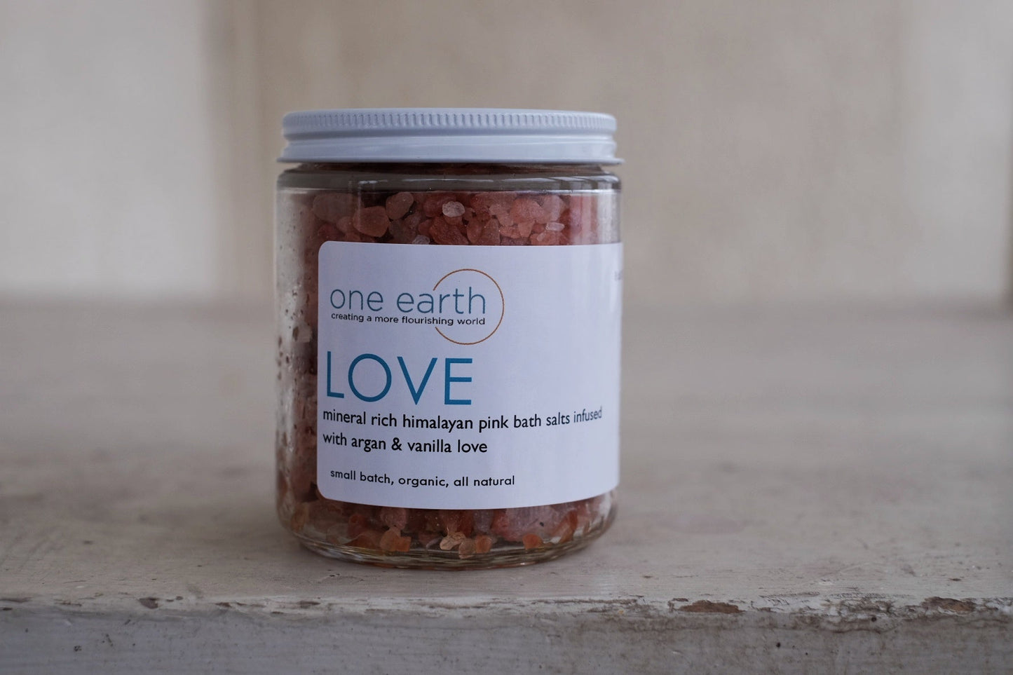 Sel de bain à l'huile d'argan - Vanille