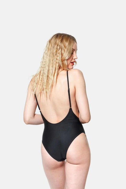 One-piece Low Back Swimsuit, Glen
