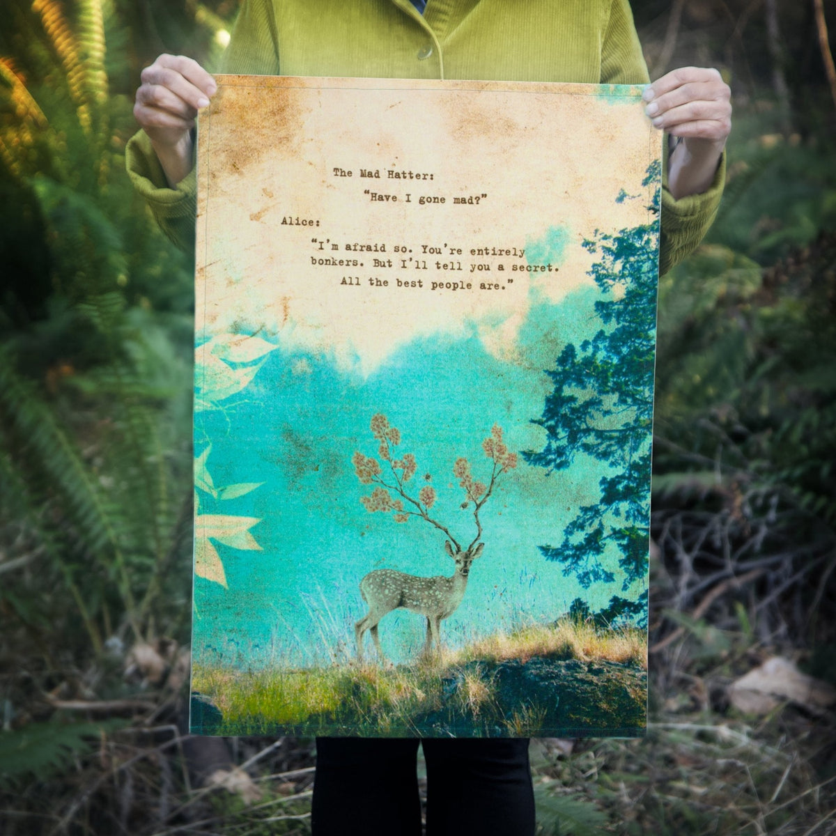 Tea Towel - Lost & Found - Mad Hatter