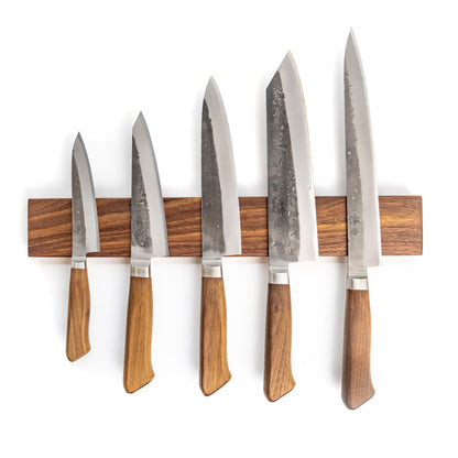 Walnut Magnetic Knife Rack Large