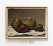 Impression d'art nature morte vintage et sombre avec fruits L0150
