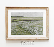 Impression d'Art Paysage Champ Fleuri Vintage L0160