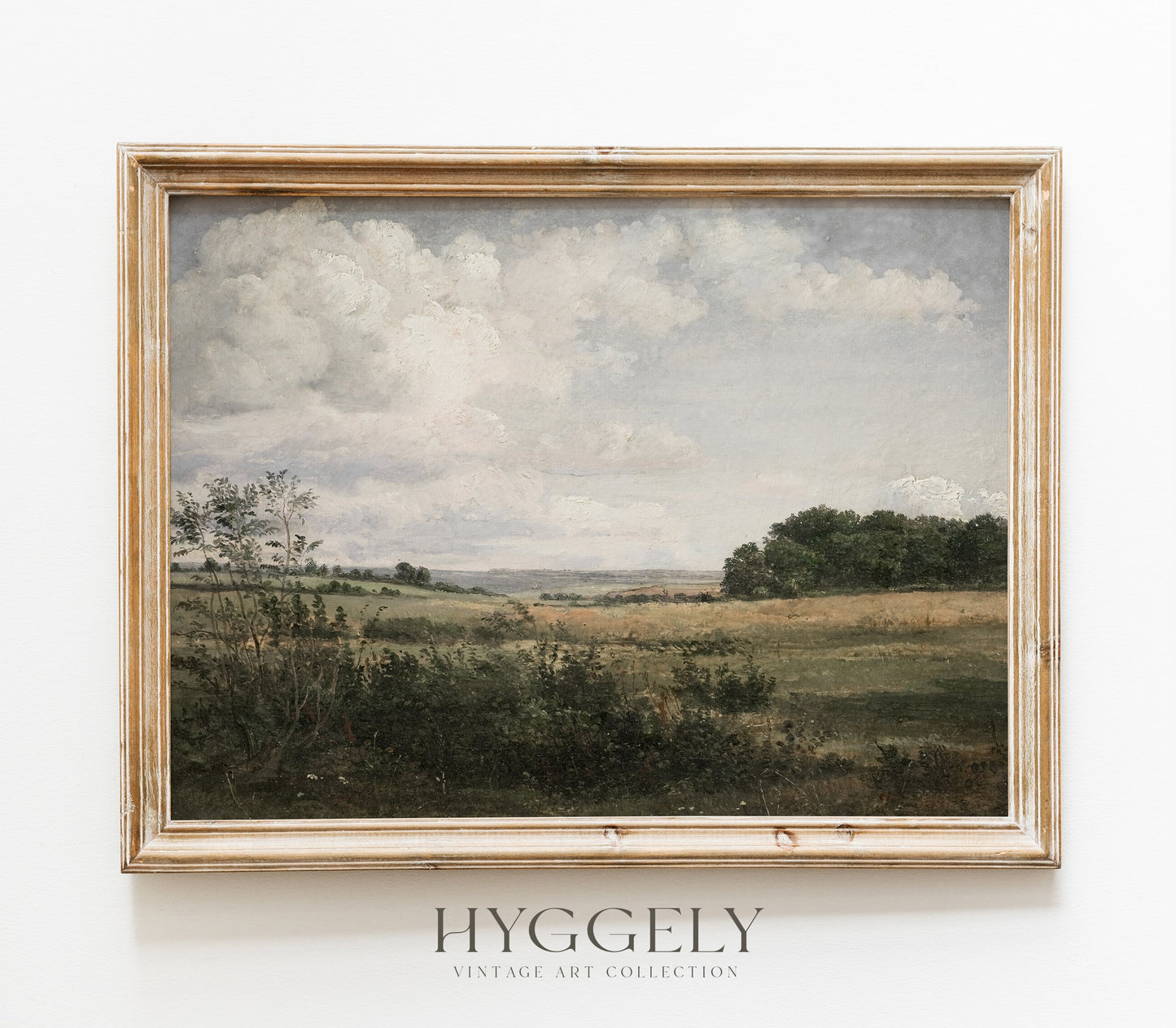 Impression d'art paysage d'époque aux couleurs sourdes et d'ambiance L0220
