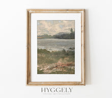 Impression d'art paysage aquarelle vintage L0199