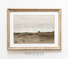 Peinture Désert Neutre Vintage | Impression d'Art Paysage L226