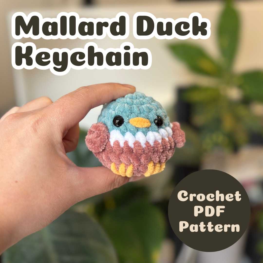 Crochet Mallard Duck Pattern PDF Download Beginner Friendly