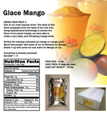 Mélange Mangue 4 en 1 pour Bubble Tea, Smoothies, Lattes et Frappés, sac de 3 lb (Caisse de 6 sacs de 3 lb) - Préparation pour boisson en poudre multi-usage - Expédition gratuite au Canada pour les commandes de plus de 199 CAD