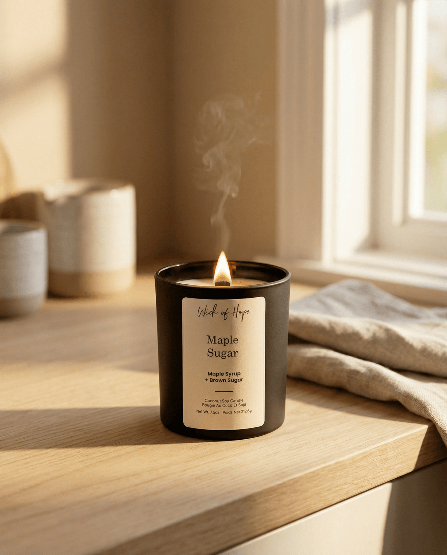Maple Sugar Candle | Maple Syrup + Brown Sugar