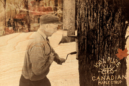 Wood Postcard - Maple Syrup
