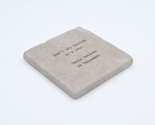 Marble Coasters - Little Gem - Don't Cry Because It's Over