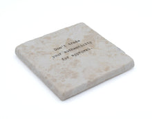 Marble Coasters - Little Gem - Don't Trade Your Authenticity