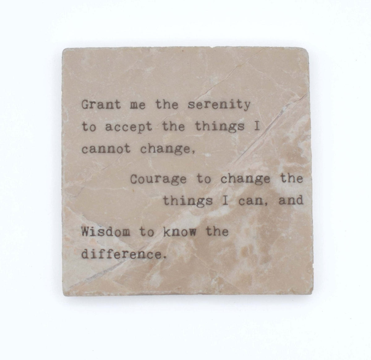 Marble Coasters - Little Gem - Grant Me The Serenity