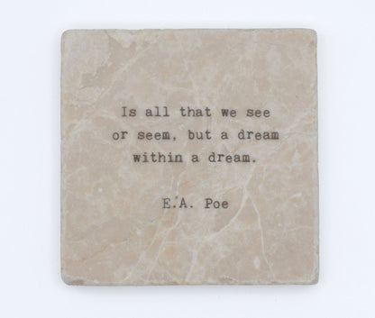 Marble Coasters - Little Gem - Is All That We See or Seem