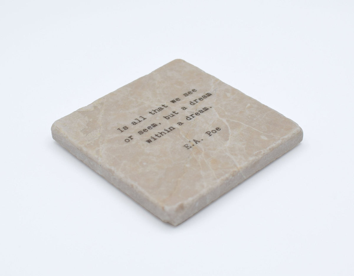 Marble Coasters - Little Gem - Is All That We See or Seem