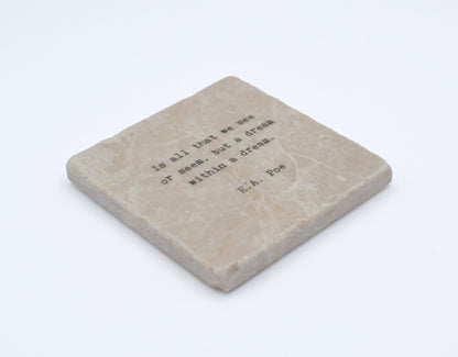Marble Coasters - Little Gem - Is All That We See or Seem