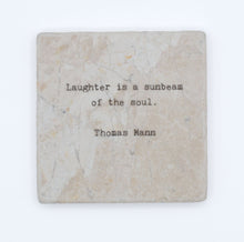 Marble Coasters - Little Gem - Laughter Is The Sunbeam Of The Soul