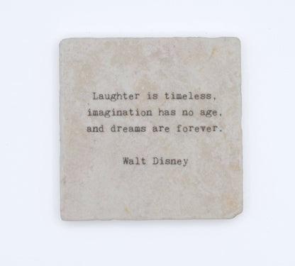 Marble Coasters - Little Gem - Laughter Is Timeless