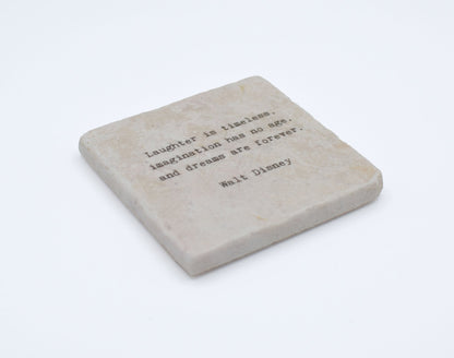 Marble Coasters - Little Gem - Laughter Is Timeless