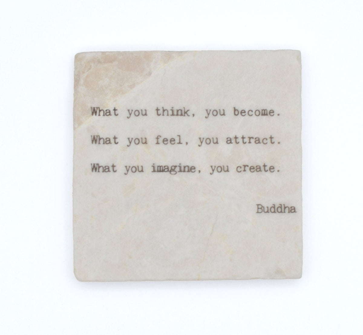 Marble Coasters - Little Gem - What You Think You Become