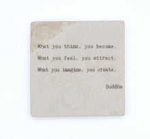 Marble Coasters - Little Gem - What You Think You Become