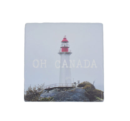 Marble Coasters - Lost & Found - Canada Lighthouse