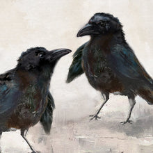 Marble Coasters - Lost & Found - Crows Talking