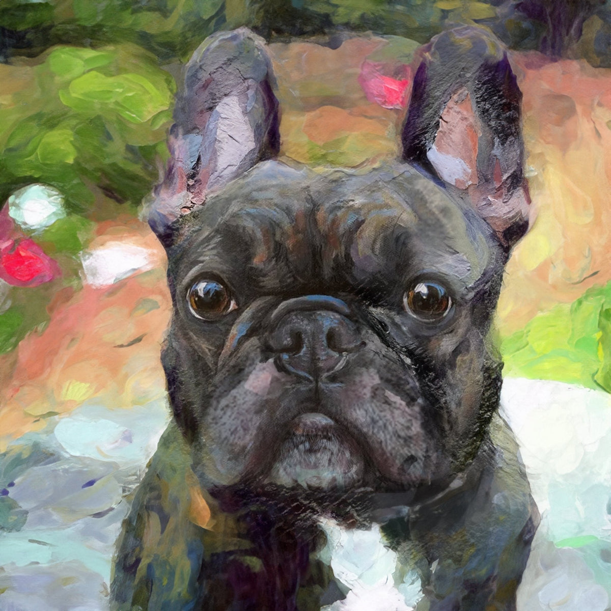 Marble Coasters - Lost & Found - Frenchie