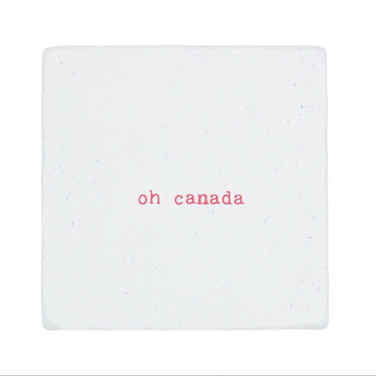 Marble Coasters - Lost & Found - Oh Canada