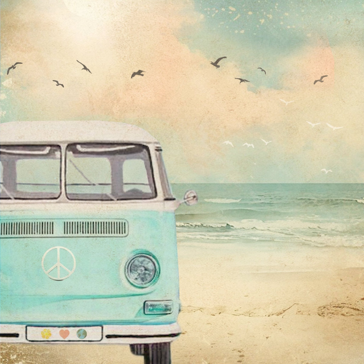 Marble Coasters - Lost & Found - Van Turquoise
