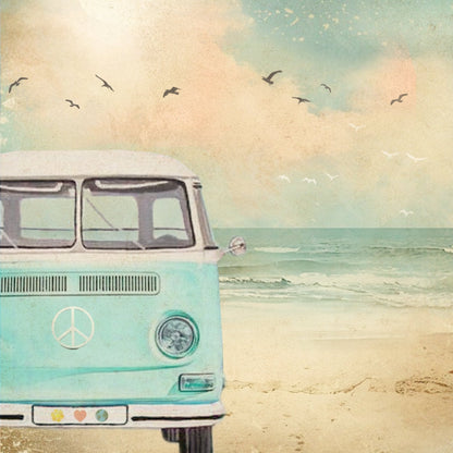 Marble Coasters - Lost & Found - Van Turquoise