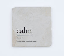 Marble Coasters - Verbs To Live By - Calm