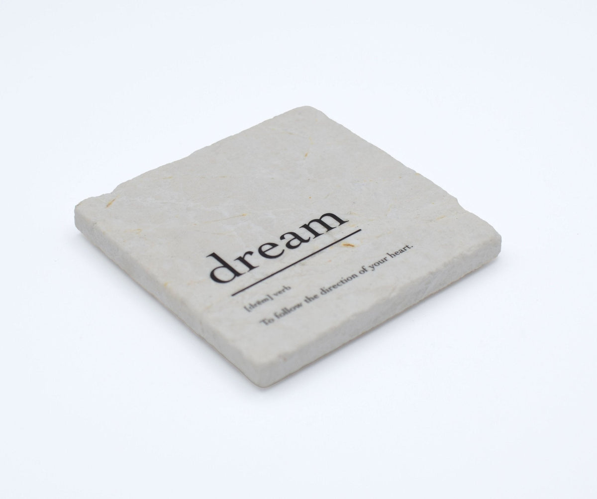 Marble Coasters - Verbs To Live By - Dream