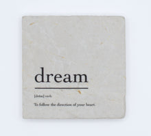 Marble Coasters - Verbs To Live By - Dream