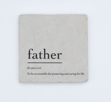 Marble Coasters - Verbs To Live By - Father