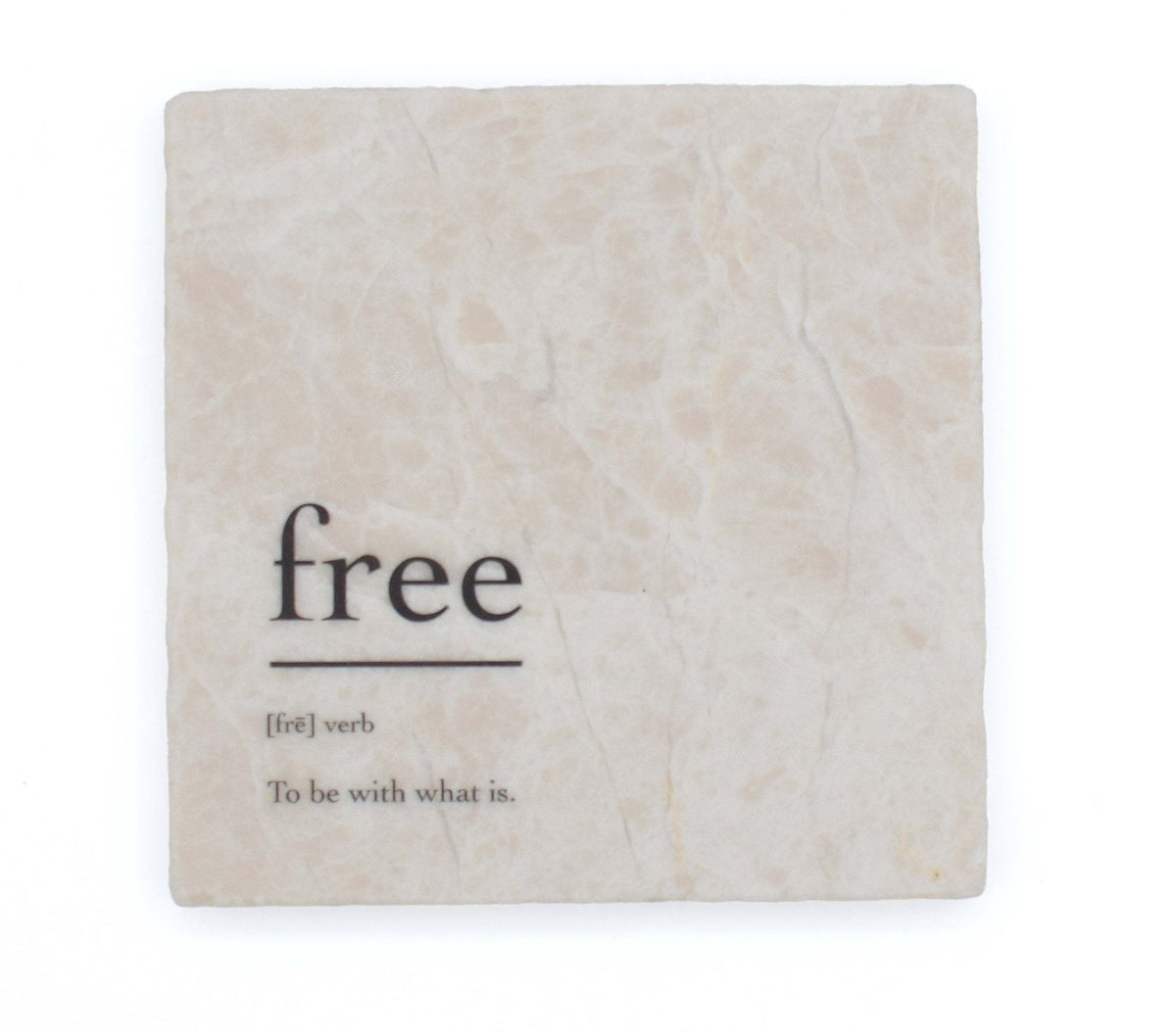 Marble Coasters - Verbs To Live By - Free
