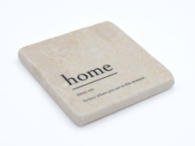 Marble Coasters - Verbs To Live By - Home