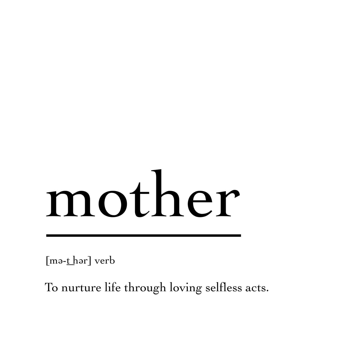Marble Coasters - Verbs To Live By - Mother