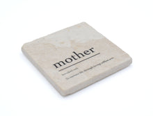 Marble Coasters - Verbs To Live By - Mother