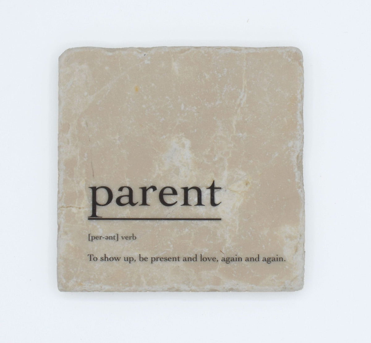 Marble Coasters - Verbs To Live By - Parent