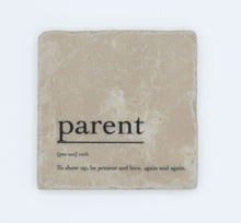 Marble Coasters - Verbs To Live By - Parent