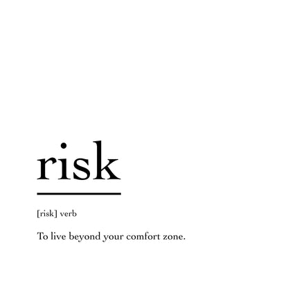 Marble Coasters - Verbs To Live By - Risk