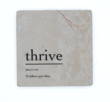 Marble Coasters - Verbs To Live By - Thrive