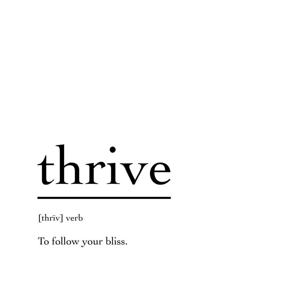 Marble Coasters - Verbs To Live By - Thrive