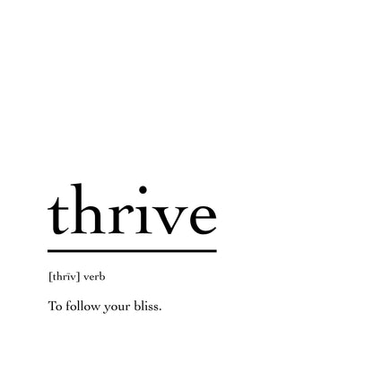 Marble Coasters - Verbs To Live By - Thrive