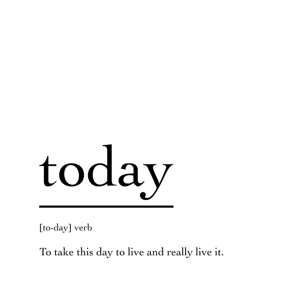 Marble Coasters - Verbs To Live By - Today