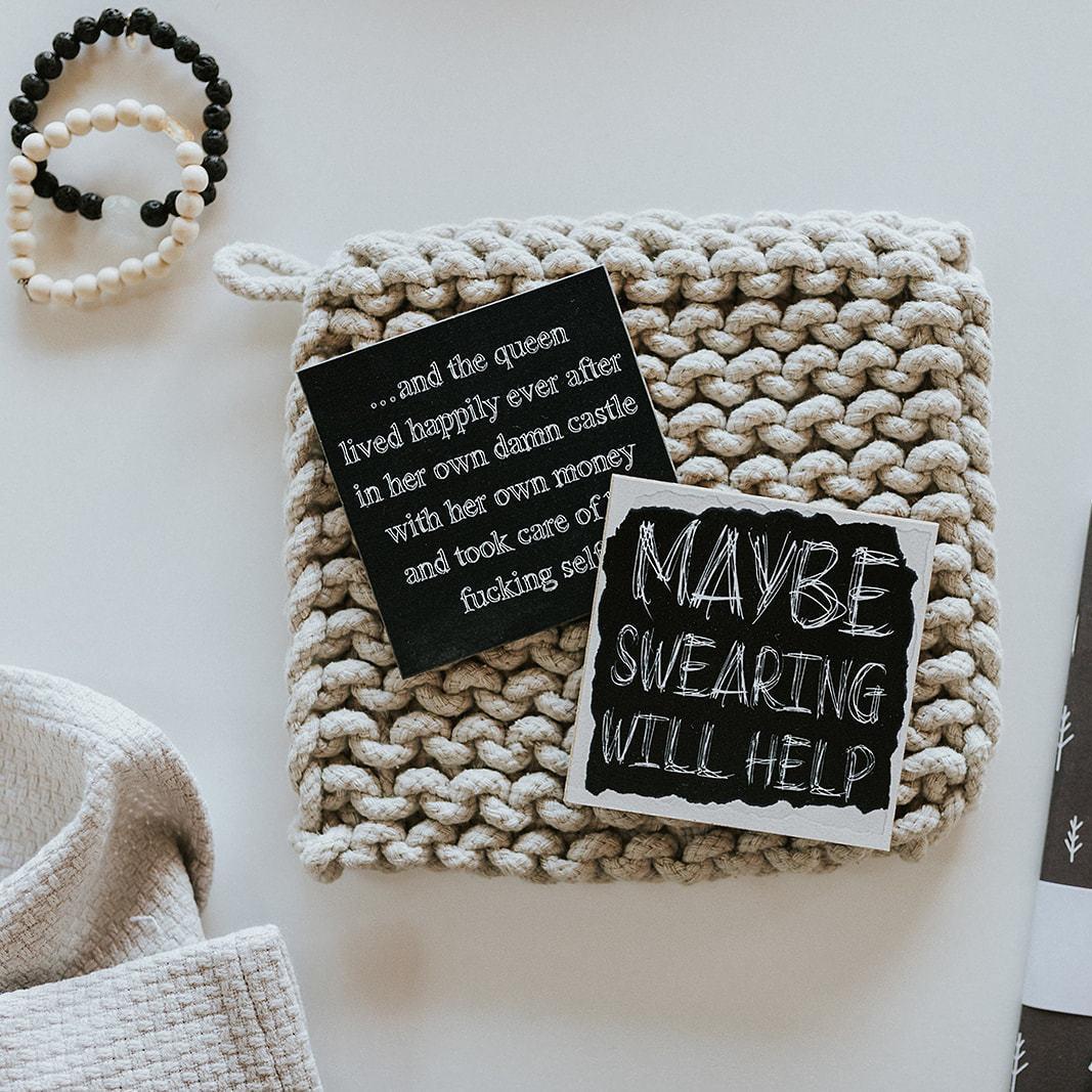 Coasters or Magnets - Maybe Swearing
