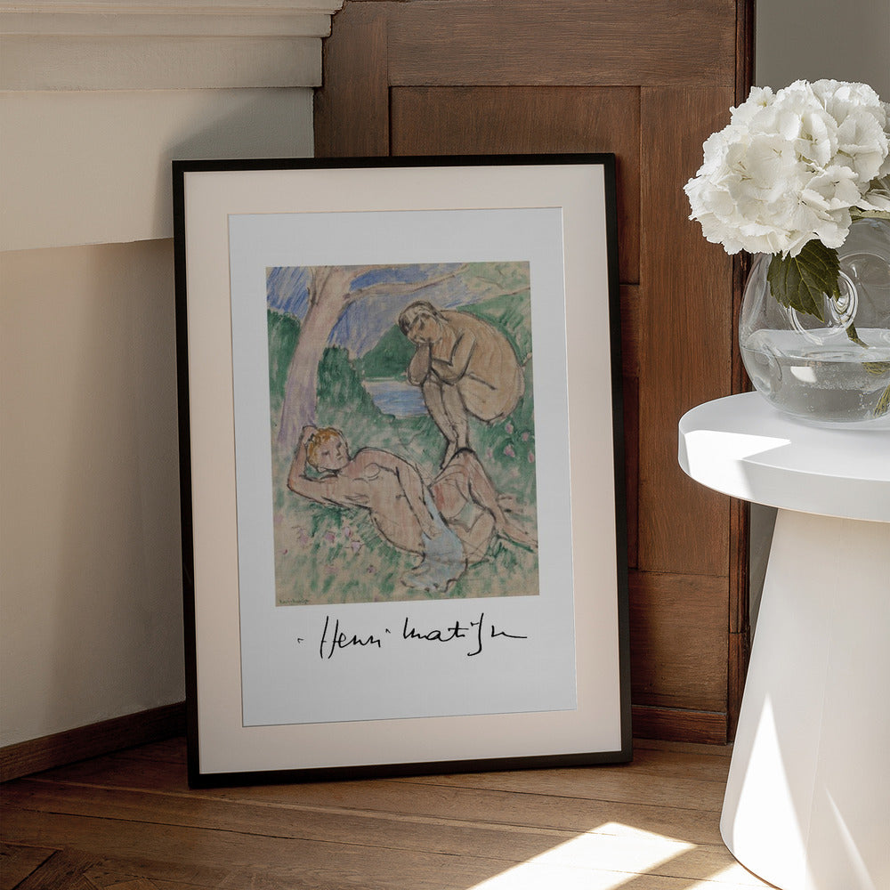 Wall art Baigneurs