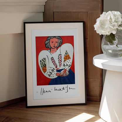 Décoration murale Henri Matisse, La Camicetta Romena, 1940