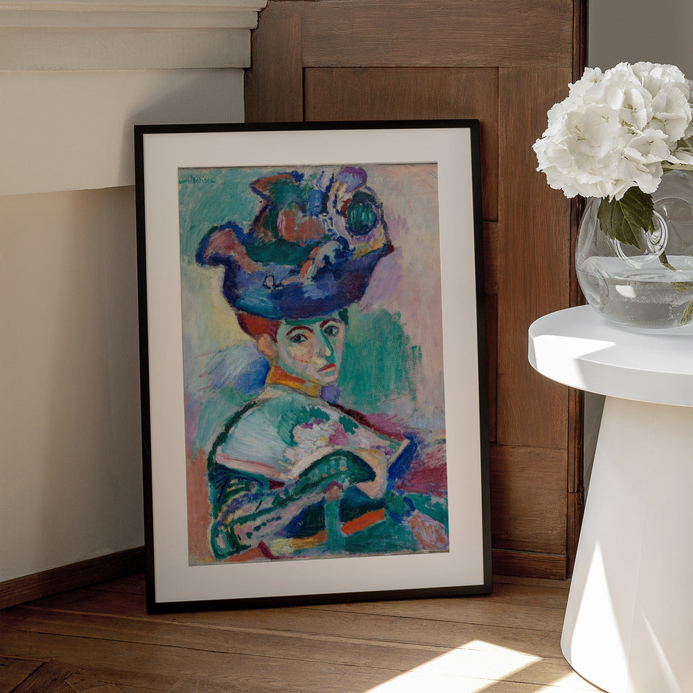 Décoration murale Femme au chapeau